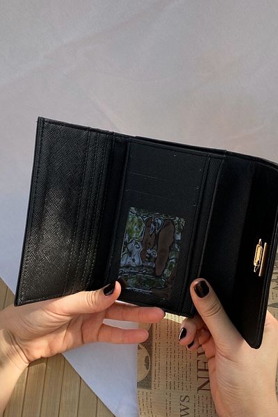 Mazel Design Earth Model Key Gold Closure Women's Wallet