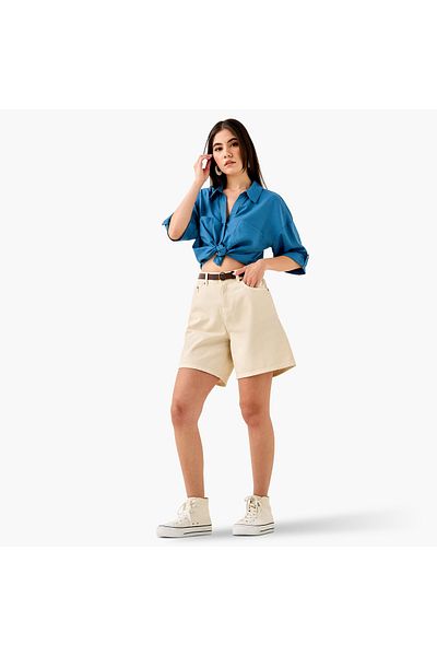 Lee Cooper Lee Cooper Regular Fit Collared Shirt