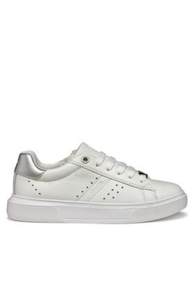 Geox adidași pentru fete J45GCB-085BC alb