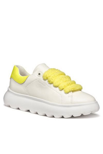 Geox adidasi pentru fete geox J55MRA-000BC alb