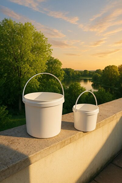Metler Set of 2 Yogurt Buckets + Plastic Storage Boxes with Lids - Large and ...
