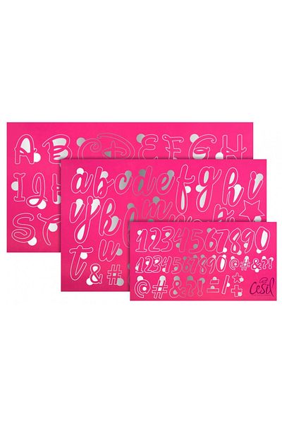 KUMSAL Stamp Disney, Calligraphy, Sugar Dough Printing Set 3