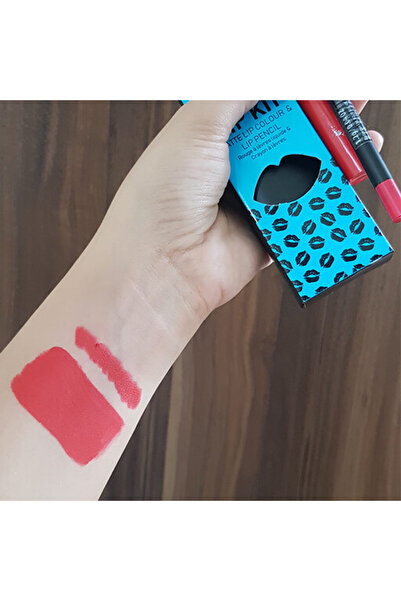 TECHNIC Σετ ruj de buze si creion contur Technic Lip Kit Matte Nuanta Lady Bird