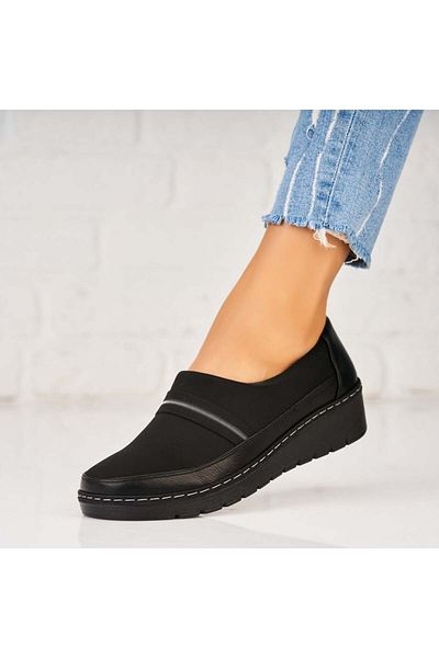 Joana Black women's casual shoes from Textil Pryanti