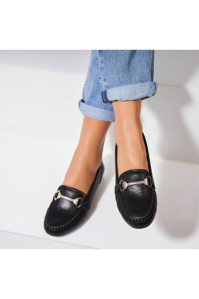 Joana Women's Casual Shoes Black Made of Savio Eco-Leather