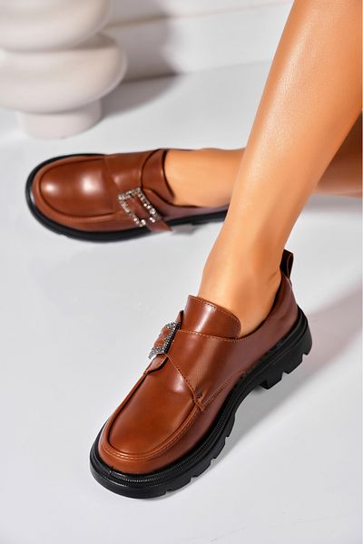 Joana Women's casual shoes Brown made of Eco-leather Genasis