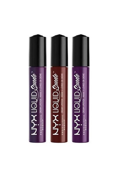 NYX Professional Makeup Sada 3 Rujuri Lichide Mate, NYX Professional Makeup, Tekutý semišový krém, 10