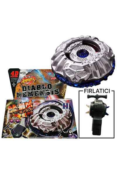 RAPIDITY Beyblade Bb120 Prototype Nemesis Metal Fusion 4D System