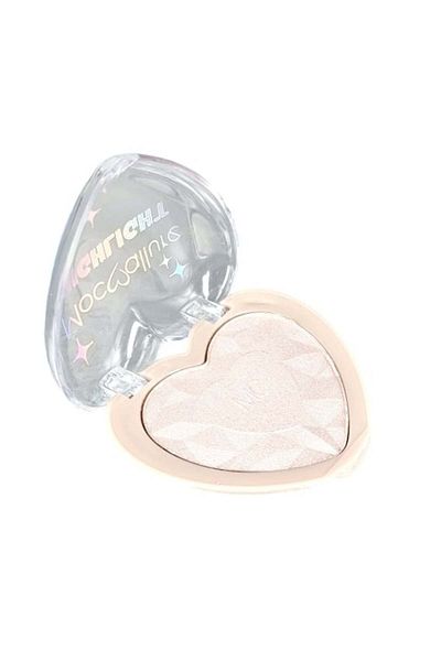 Makeup Highlighter Powder, Mocallure, Highlight Heart, Pink, 02, 4.8 G