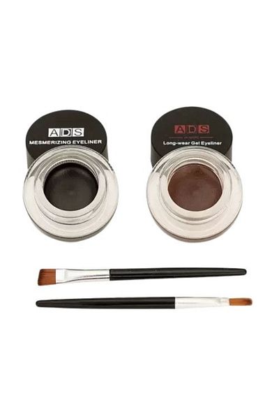 Makeup Σετ μακιγιάζ, μακιγιάζ, διαφημίσεις, τζελ eyeliner μαύρο & καφέ