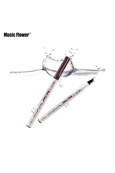 Makeup Creion sprancene, Efect Microblading, Music Flower Eyebrow, Brown