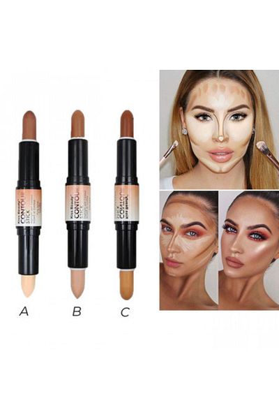 Kiss Beauty Contour Stick, Highlight & Contour Accent, Nuanta A