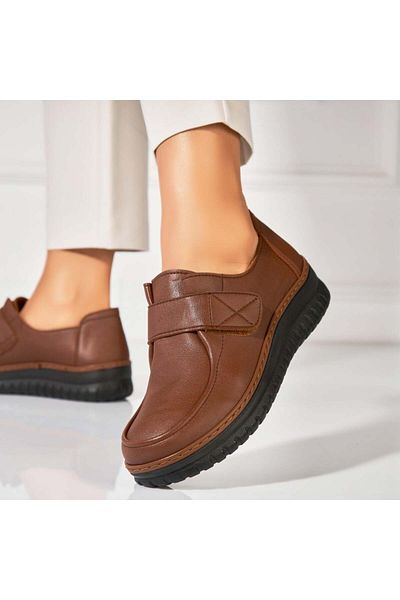 Joana Women's Casual Shoes Brown Made of Eco-Leather Henlie