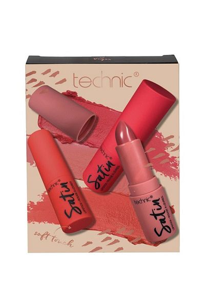 TECHNIC Set 3 Rujuri Buze, Technic, Satin, Vegan