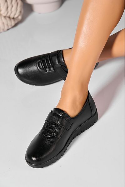 Joana Women's Casual Black Shoes Made of Eco-Leather Alyssa