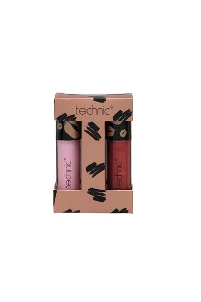 TECHNIC Set luciu de buze, Technic, Glossy Top Duo, 2 bucati, 01