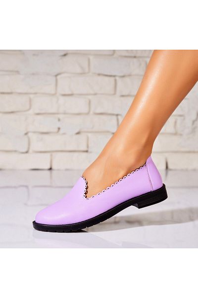 Joana Women's casual shoes Purple made of Naria Eco-leather