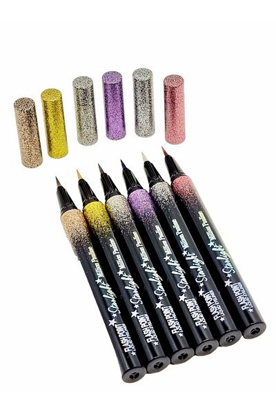 Million Pauline Σετ 6 υγρών eyeliner, Million Pauline, Starlight Flash Point