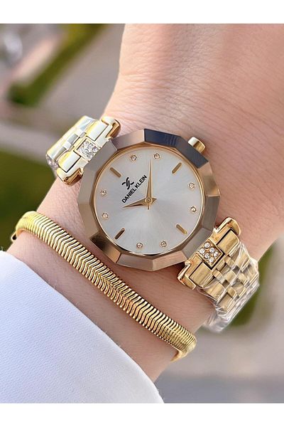 Daniel Klein Steel Cord 3 Atm Water Resistant 2 Year Warranty Women Wrist Watch Bdk.1.10840.2