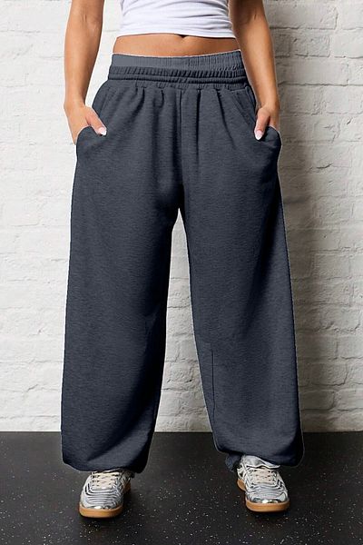 BSBSPOR Men's / Women's Summer Loose Fit Baggy Sweatpants Gray / Black / Dark Gray