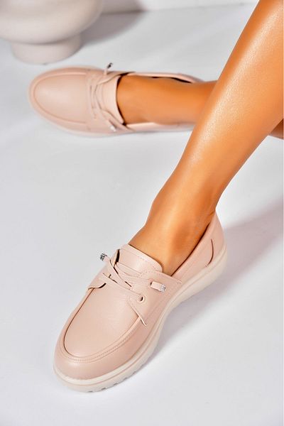 Joana Women's casual shoes in pink made of Makeila eco-leather