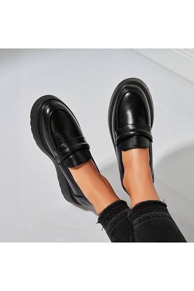 Joana Women's Casual Shoes Black Lilac Ecological Leather