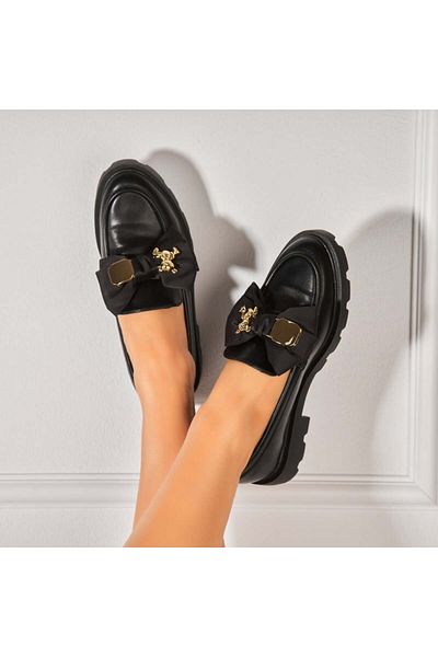 Joana Women's Casual Shoes Black Lyle Eco-Leather