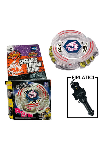 RAPIDITY BEYBLADE BB43 Lightning L-Drago Metal Fusion 4D System