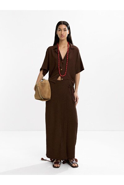 PARFOIS Dokulu Anvelop Pantolon