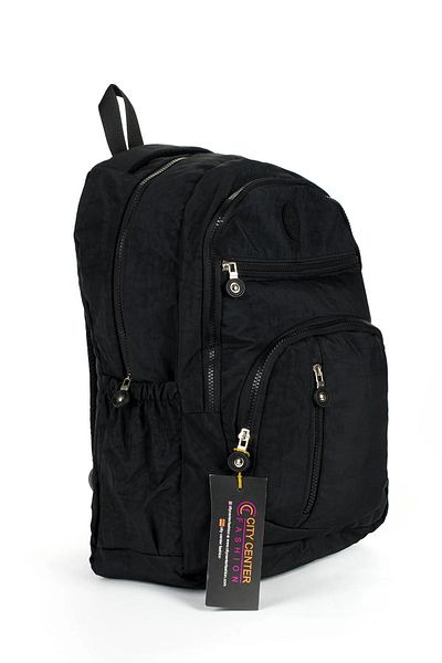 citycenterfashion Rucsac unisex Crinkle School Liceu Liceu Universitatea Tesatura impermeabila cu buzunar pentru laptop cty-lbn-201