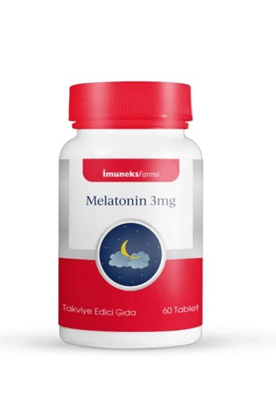 Imuneks Farma Melatonin 3 Mg 60 Tablets - (: 08/2025)