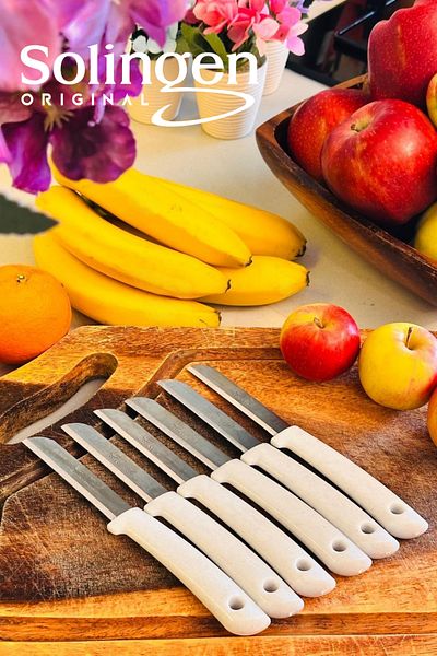 Solingen Set of 6 Original Serrated Fruit and Vegetable Knives