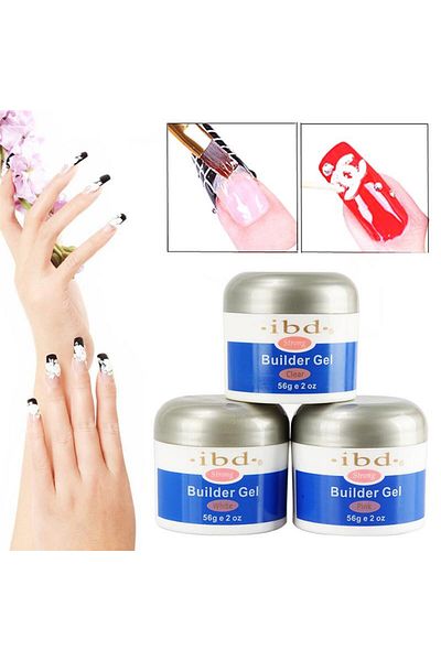 IBD UV gel Constructie ibd, stavební gel, transparentní, 56 g