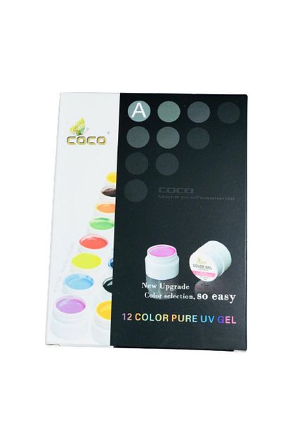 CoCo Set 12 Geluri UV Colorate More Professional
