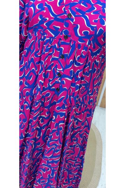 Meryemce Butik ΠΟΛΥΧΡΩΜΑ ΦΟΡΕΜΑ ΒΙΣΚΟΝΤΙΚΟ