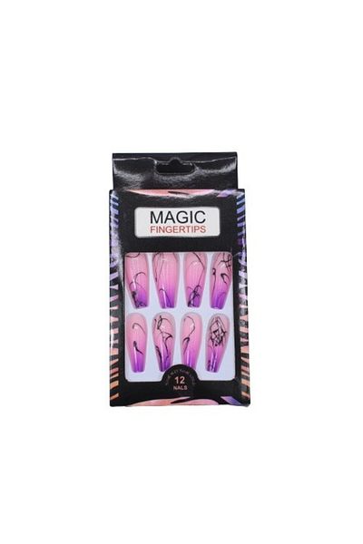 Meijer Sada 12 Unghii False cu Aspect natural, Magic Fingertips, 02