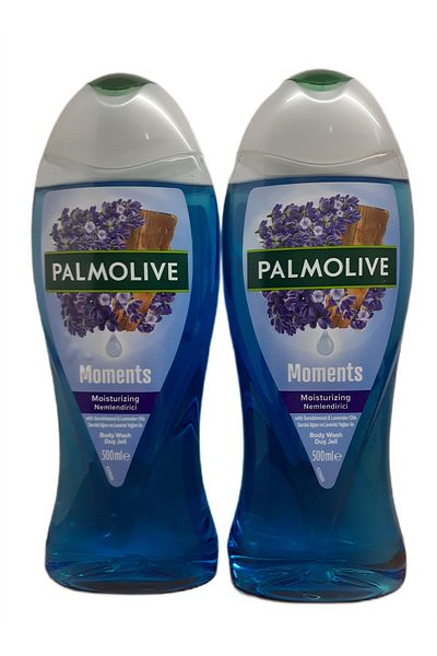 Palmolive Moments 500 ml Moisturizing Sandal Gel - Tree and Lavender Oil x 2 Pieces