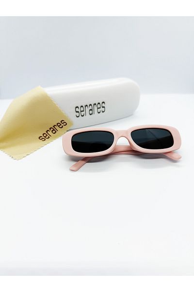SERARES Light Pink Color Ufok400 Protected Children's Sunglasses 3-6 Years Light Model