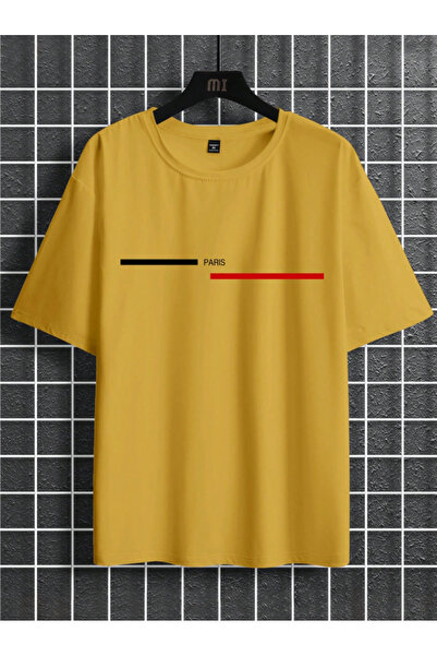 Revasser تي شيرت برقبة دائرية من القطن مقاس كبير مطبوع حسب الطلب للرجال/النسا...