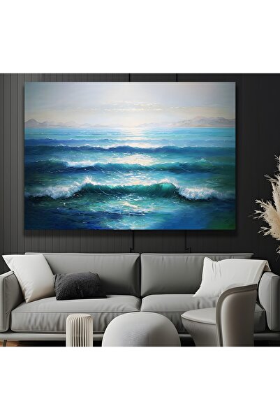 EMYA HOME Pictură pe pânză cu mare ondulată