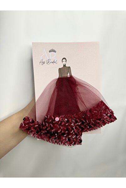 AYS Ucu işlemeli gelin el mendili