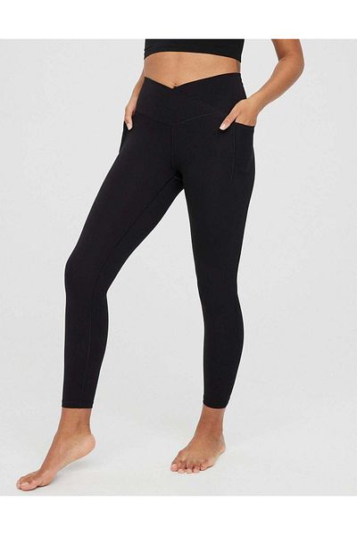 AMERICAN EAGLE OFFLINE By Aerie Real Me Xtra Crossover High Waisted Pocket Legging