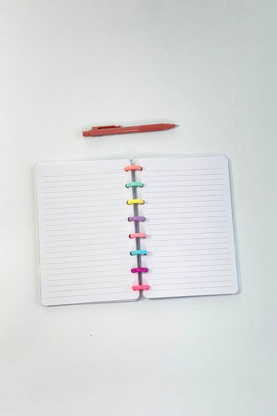 caps office 160 Sheets A5 Cat Themed Notebook + Mechanical Tip Pen Stationery Set