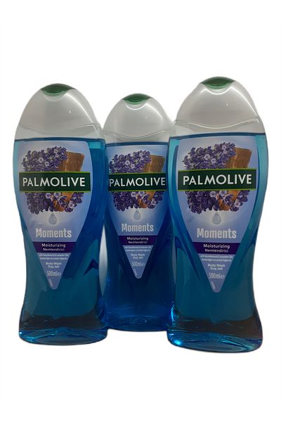 Palmolive Moments 500 ml Moisturizing Sandal - Tree and Lavender Oil x 3 Pieces