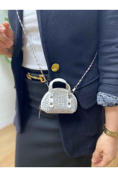 H&D COLLECTİON Mini geantă de cruce și geantă de mână cu piatră, foarte utilă și elegantă