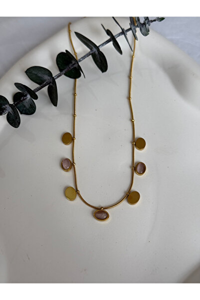 2602atelier Pullu Çelik Kolye