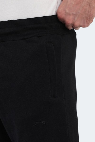 Slazenger KIERON I Erkek Cepli Dar Paça Siyah Eşofman Altı