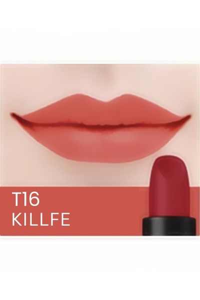 KILLFE كيلف روج احمر شفاه مخملي رقم T16