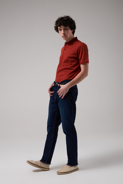 Tween Relaxed Lacivert Pamuklu Likralı Denim Pantolon