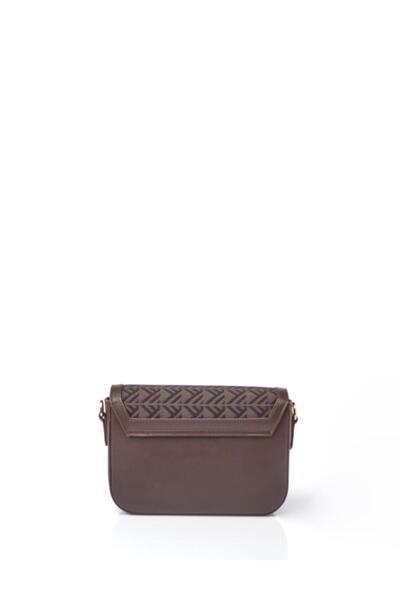 Kayra Monogram Desen Baget Çanta Vizon